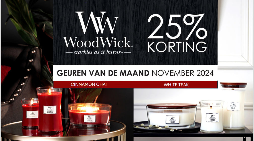 Wat is de WoodWick Geur van de Maand?