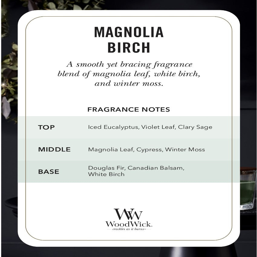 WoodWick Magnolia Birch Mini